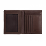Moreschi Leather Vertical Wallet Brown