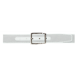 Moreschi Tobago Perforated Lambskin Belt White