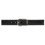 Moreschi Trinidad Woven Calfskin Belt Black