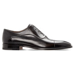 Moreschi Square Toe Oxfords Black