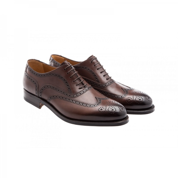 Moreschi Windsor Goodyear Welted Wingtip Brogues Brown