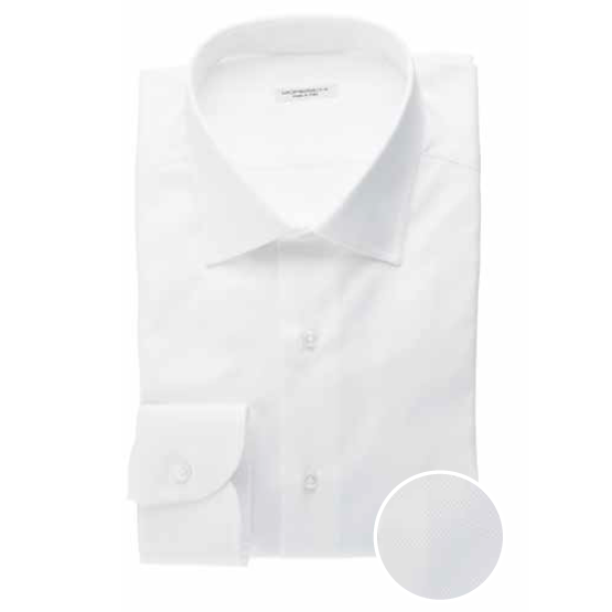 Moreschi Zenit Woven Cotton Dress Shirt White