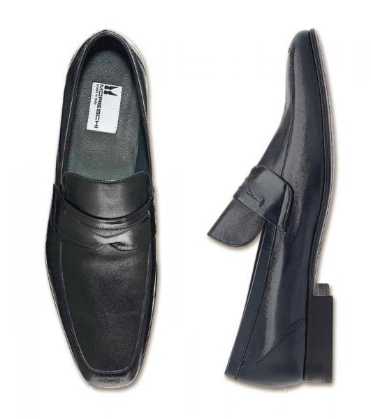 Moreschi Bromley Kangaroo & Nappa Penny Loafers