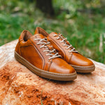 Alan Payne Mystic Sheepskin Sneaker Tan