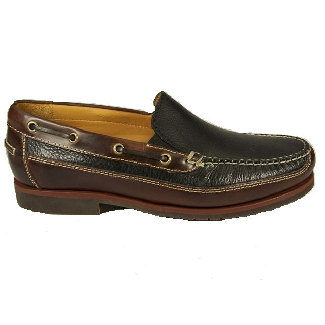 Neil M Cape Boat Shoes Black/Gaucho