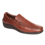 Neil M Palermo Woven Loafers Walnut