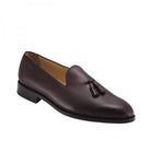 Nettleton Greenwich Goodyear Welted Tassel Loafers Burgundy