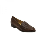 Nettleton Key West Woven Penny Loafers Brown