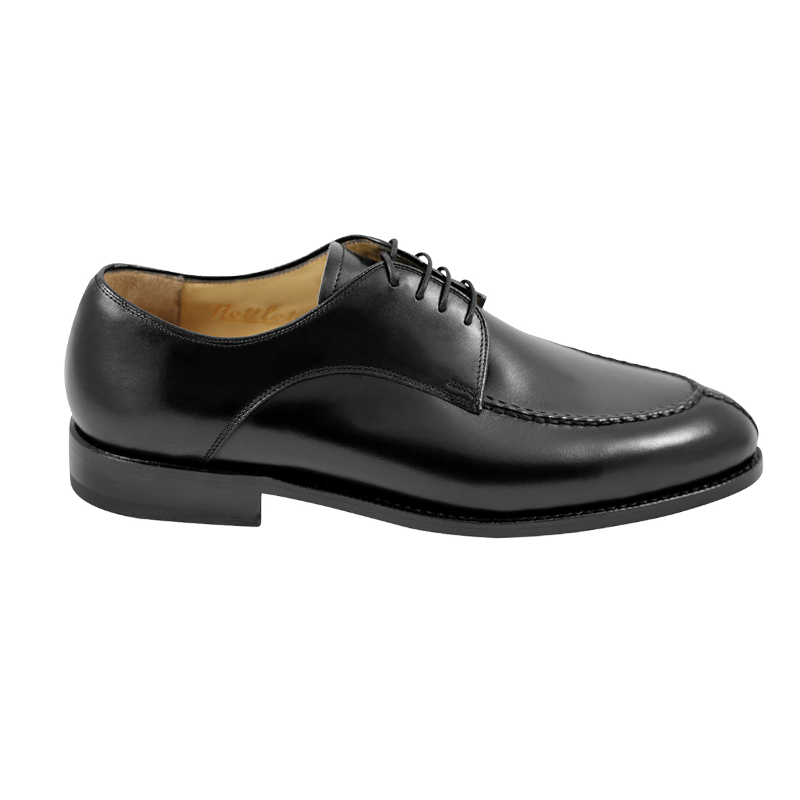Nettleton Madison Goodyear Welted Apron Toe Derby Shoes Black