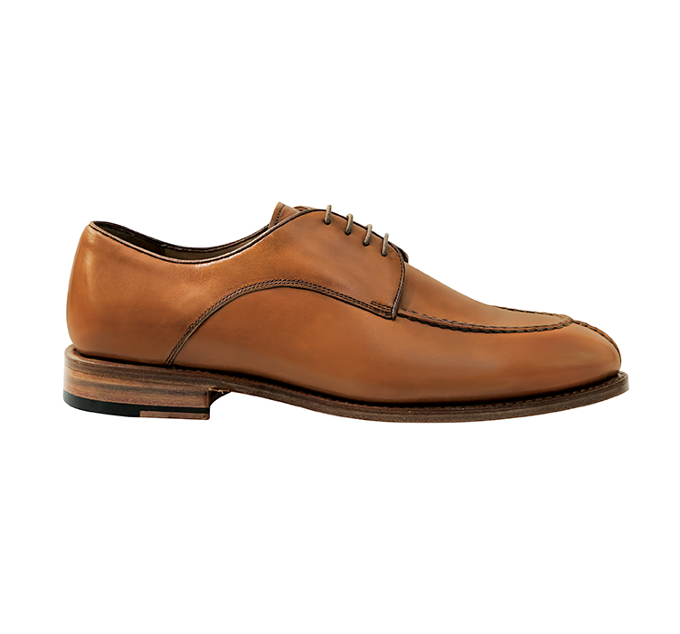 Nettleton Madison Goodyear Welted Moc Toe Derby Shoes Whiskey