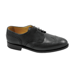 Nettleton Manchester Goodyear Welted Wingtip Brogues Black