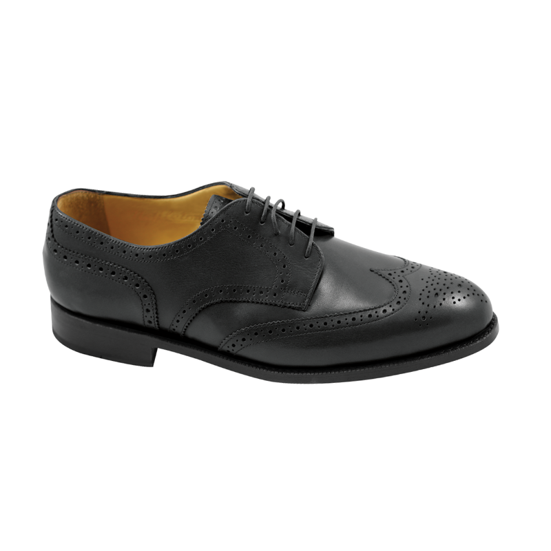Nettleton Manchester Goodyear Welted Wingtip Brogues Black