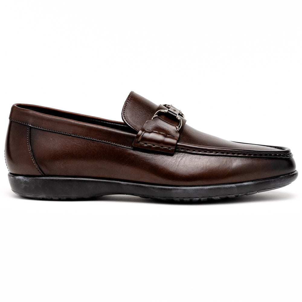 Santoni Shoes Nevada Double Buckle Loafers