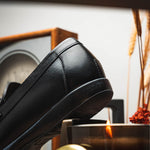 Santoni Buckle Loafers Black