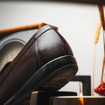 Santoni  Buckle Loafers Dark Brown