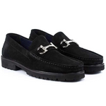 Corrente Suede Bit Loafer Black