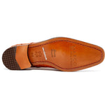 Marco Di Milano Nilo Nile Crocodile Derby Brandy