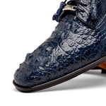 Marco Di Milano Nilo Nile Crocodile Derby Navy
