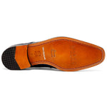 Marco Di Milano Nilo Nile Crocodile Derby Navy