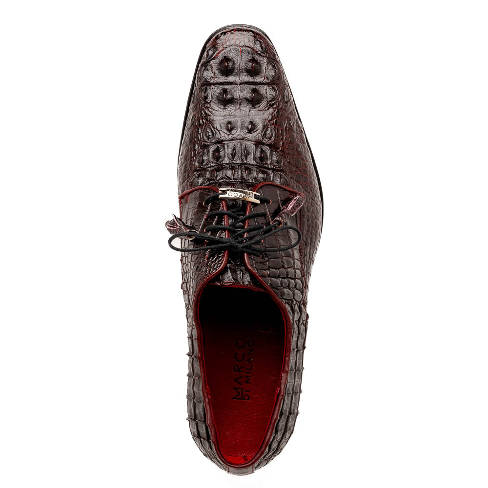 Marco Di Milano Nilo Nile Crocodile Derby Wine