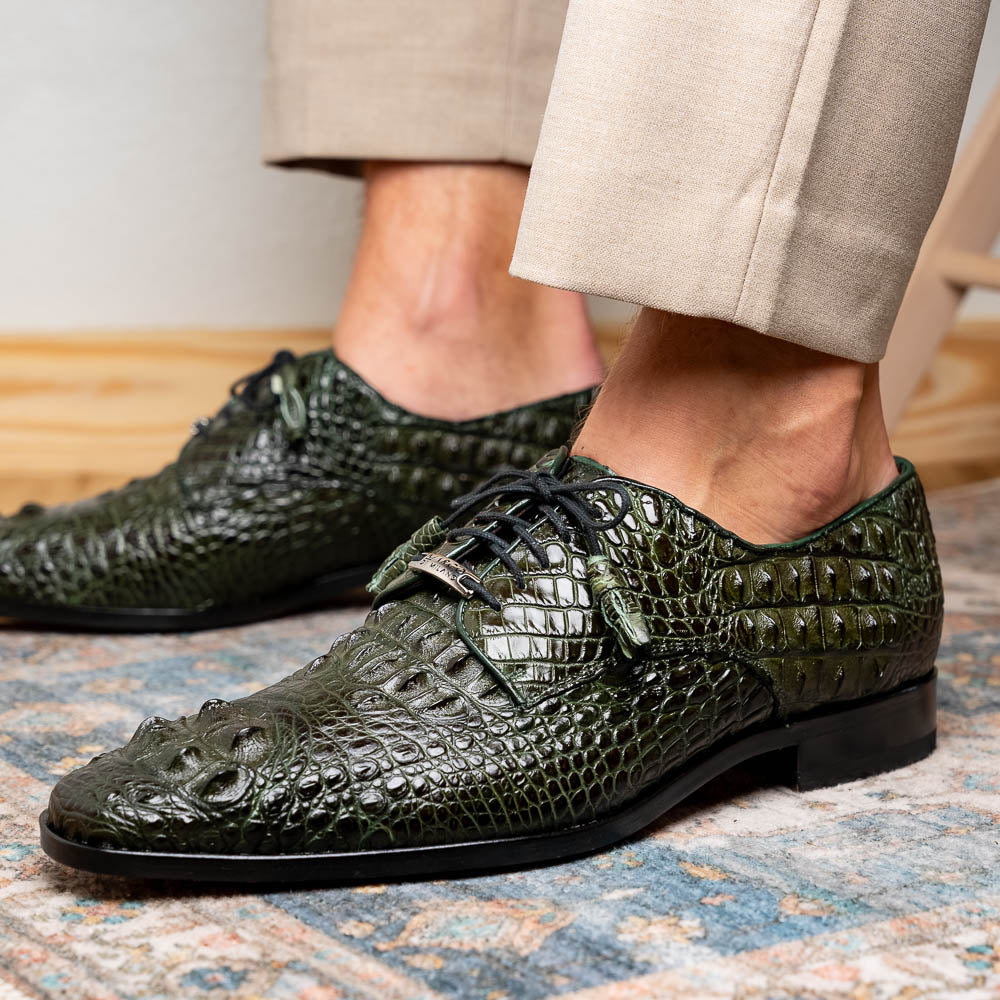 Marco Di Milano Nilo Nile Crocodile Derby Wood Green