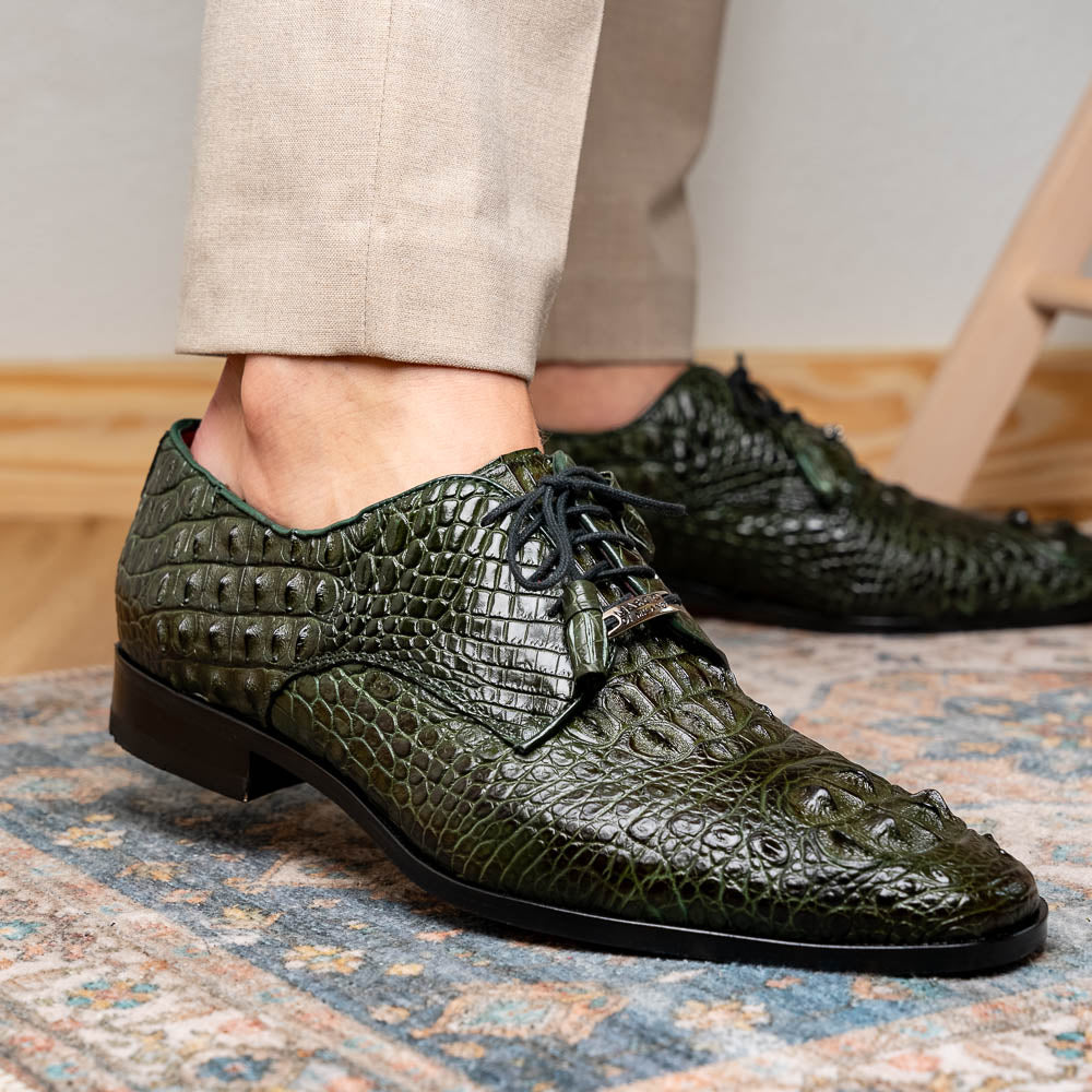 Marco Di Milano Nilo Nile Crocodile Derby Wood Green