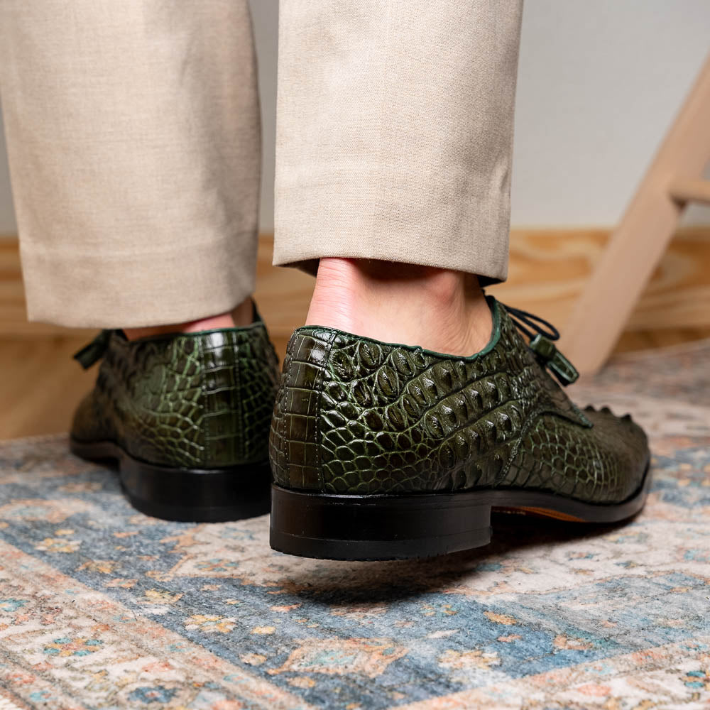 Marco Di Milano Nilo Nile Crocodile Derby Wood Green