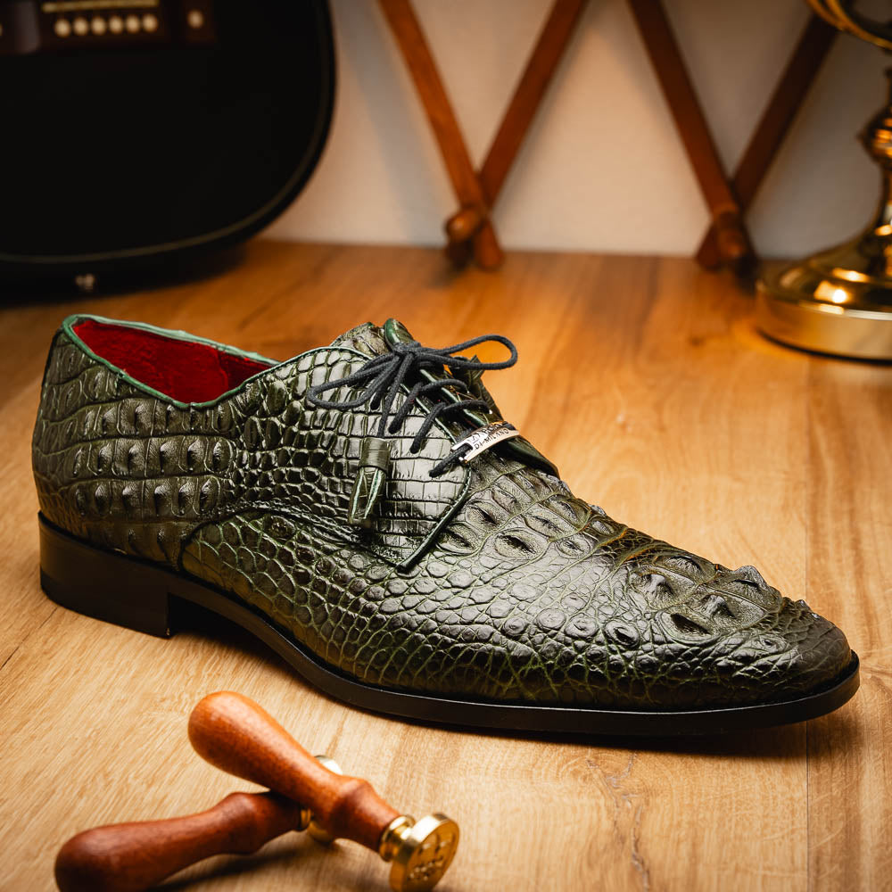 Marco Di Milano Nilo Nile Crocodile Derby Wood Green
