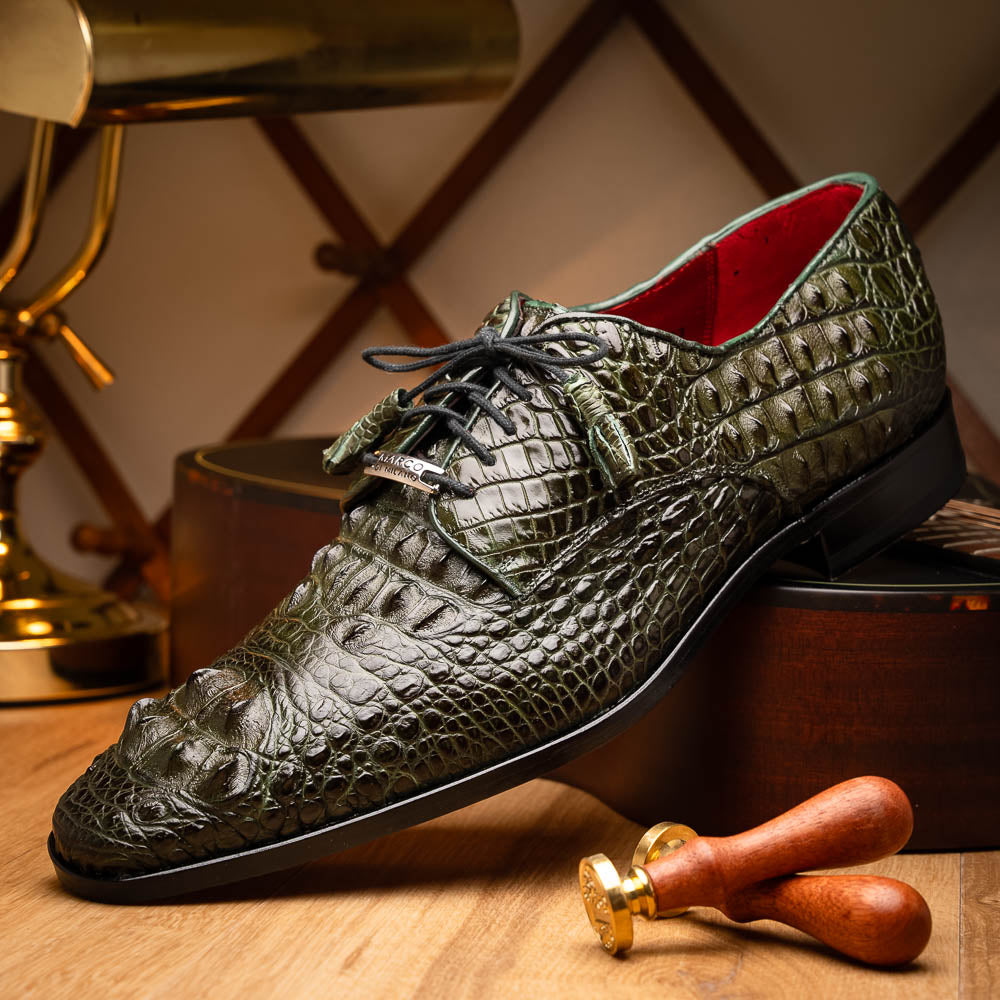 Marco Di Milano Nilo Nile Crocodile Derby Wood Green
