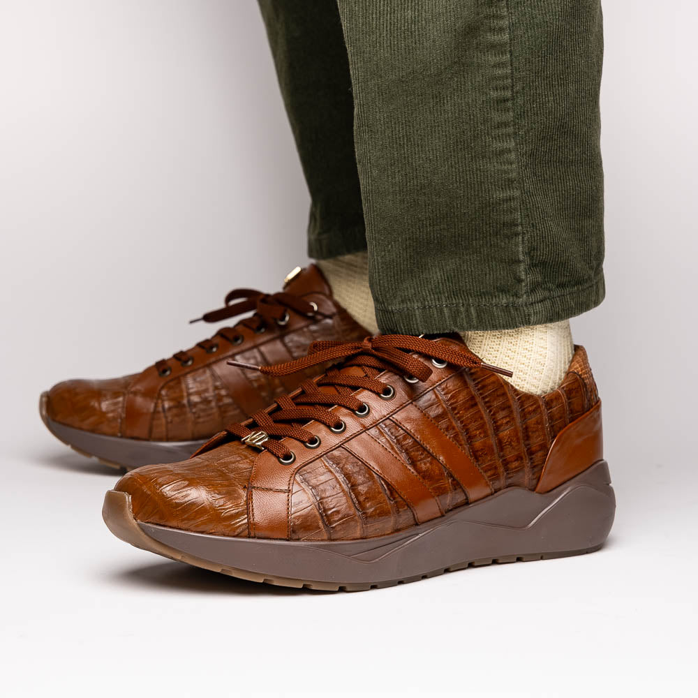 Marco Di Milano Nino Caiman Crocodile Sneakers Bay Apache