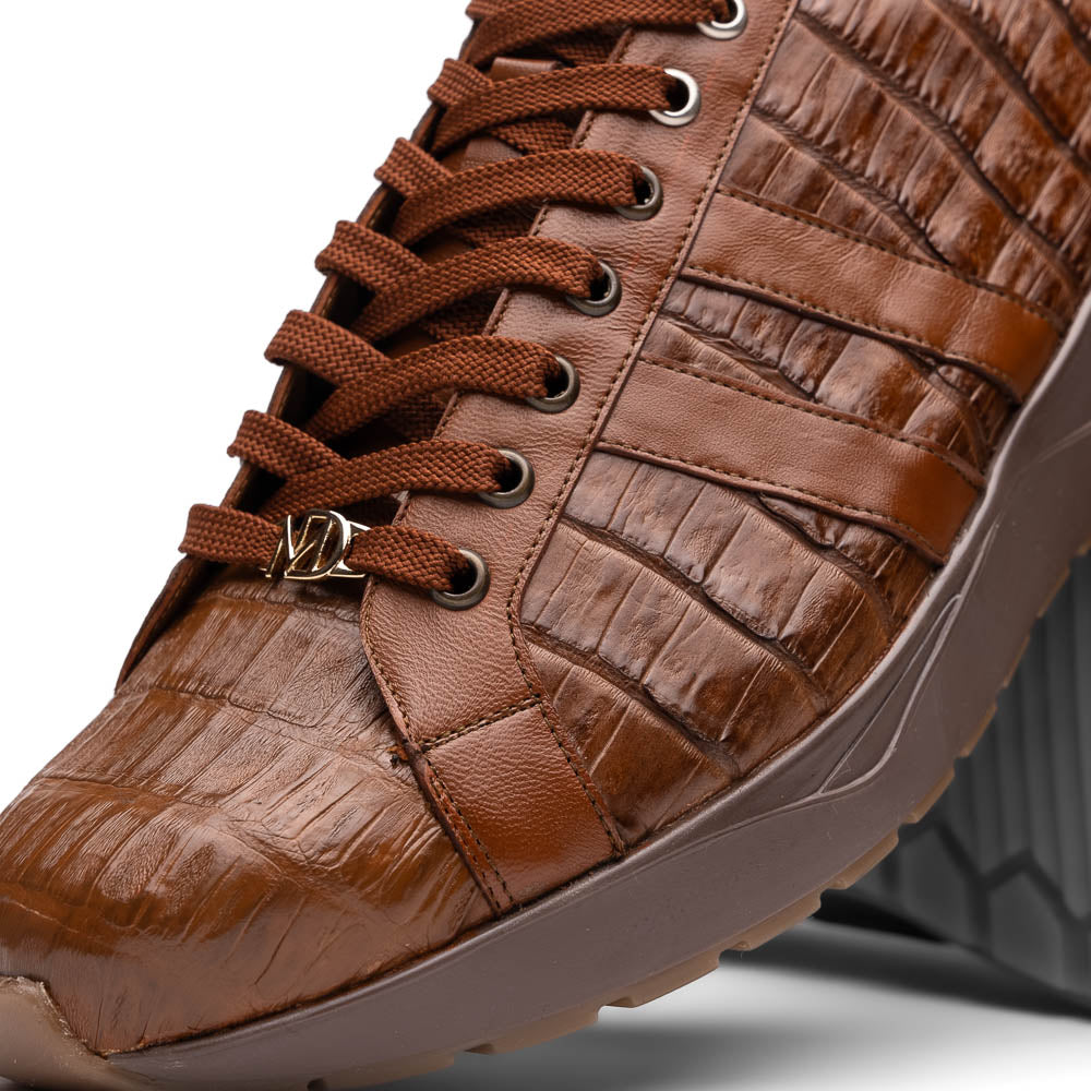 Marco Di Milano Nino Caiman Crocodile Sneakers Bay Apache