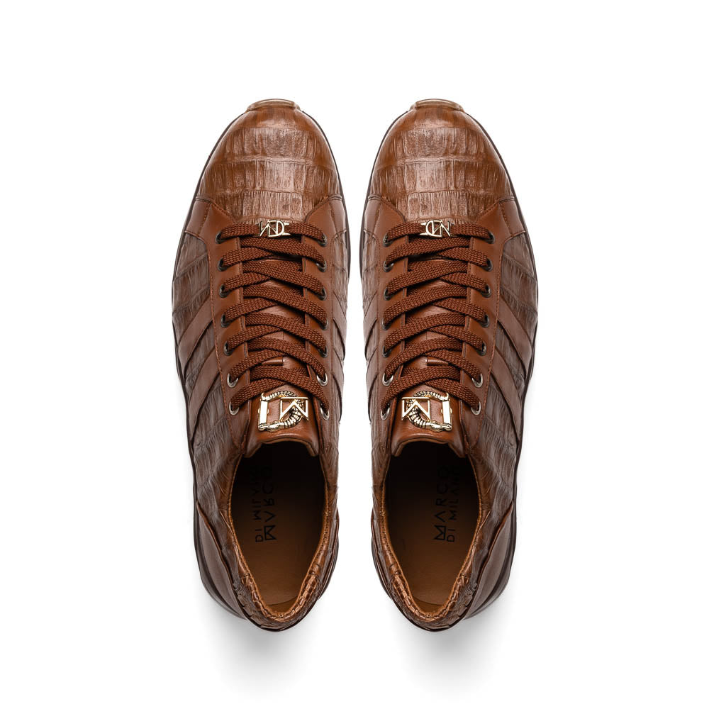 Marco Di Milano Nino Caiman Crocodile Sneakers Bay Apache