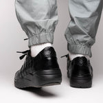 Marco Di Milano Nino Caiman Crocodile Sneakers Black