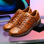 Marco Di Milano Nino Caiman Crocodile Sneakers Bay Apache