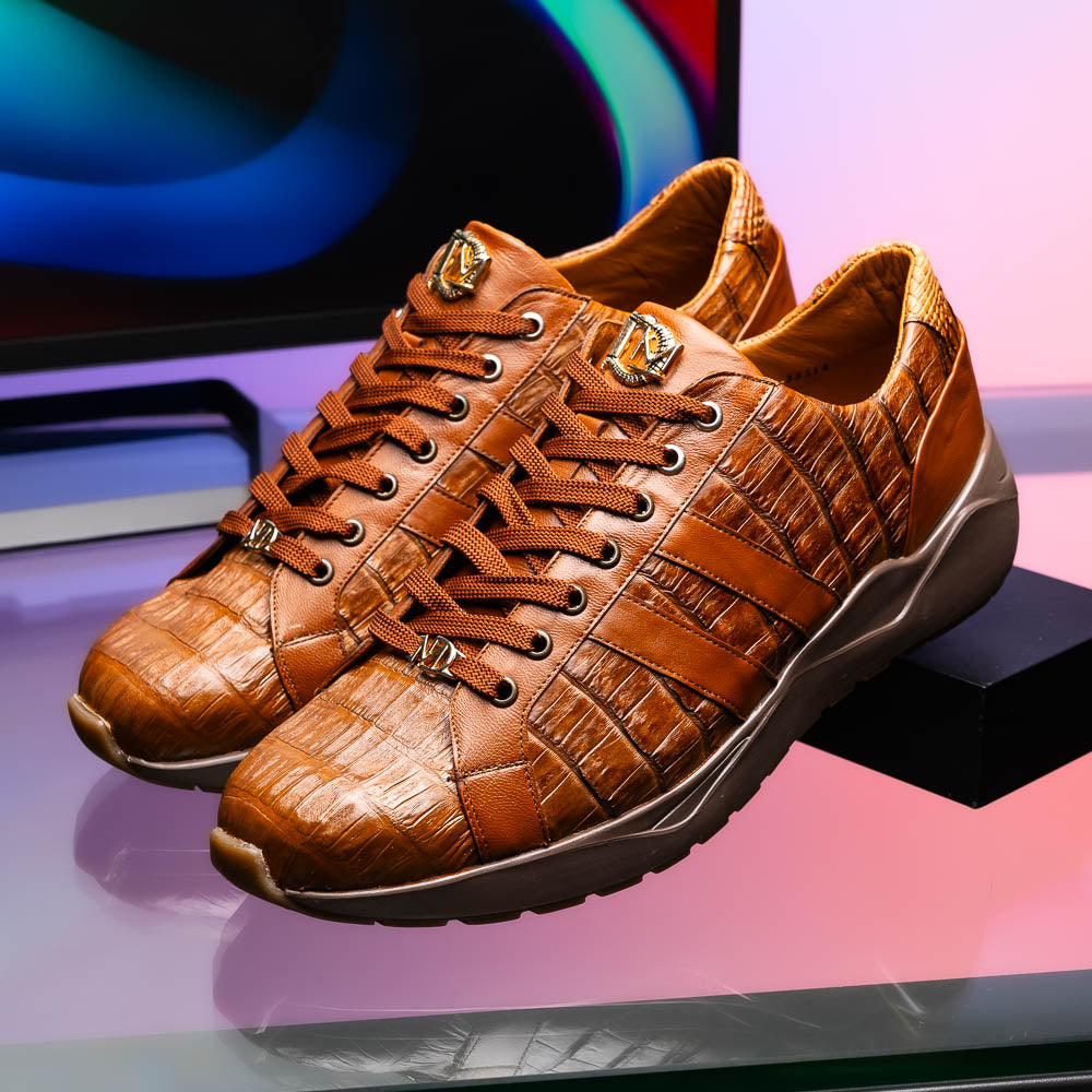 Marco Di Milano Nino Caiman Crocodile Sneakers Bay Apache
