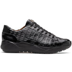 Marco Di Milano Nino Caiman Crocodile Sneakers Black