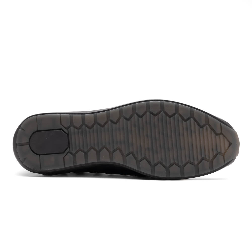 Marco Di Milano Nino Caiman Crocodile Sneakers Black