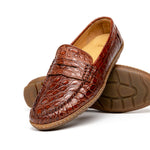 Alan Payne Norman Crocodile Loafers Honey