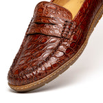 Alan Payne Norman Crocodile Loafers Honey