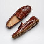 Alan Payne Norman Crocodile Loafers Honey
