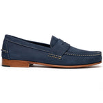 Handsewn Shoe Co. Nubuck Penny Loafers Navy