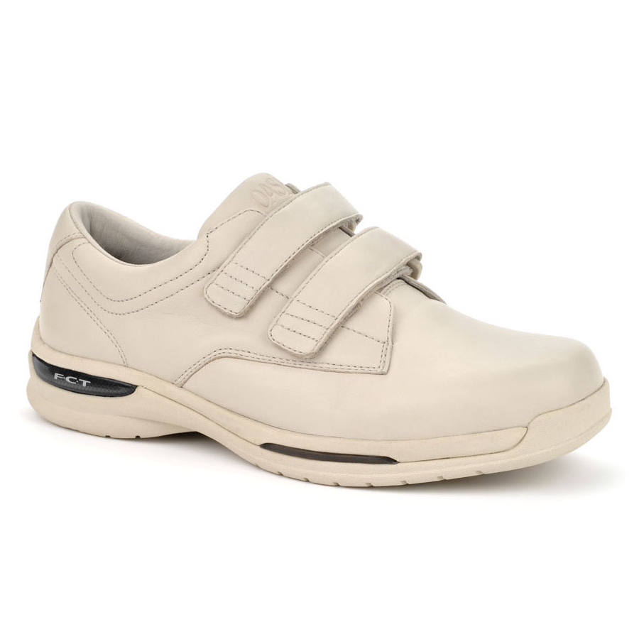 Oasis Shoes Mens Nevis Hook & Loop Velcro Comfort Sneakers