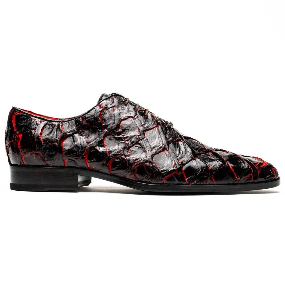 Marco Di Milano Olivieri Pirarucu Dress Oxfords Black Cherry