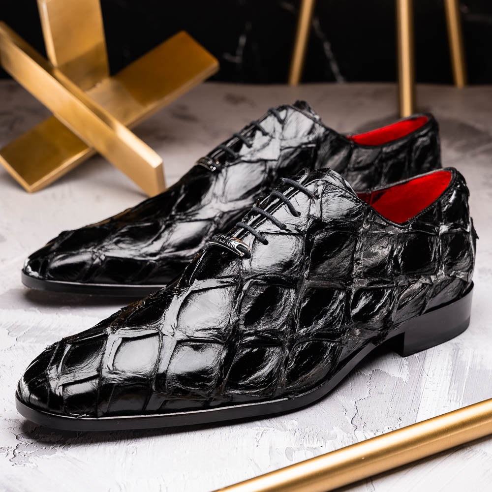 Marco Di Milano Olivieri Pirarucu Dress Oxfords Black