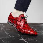 Marco Di Milano Olivieri Pirarucu Dress Oxfords Red