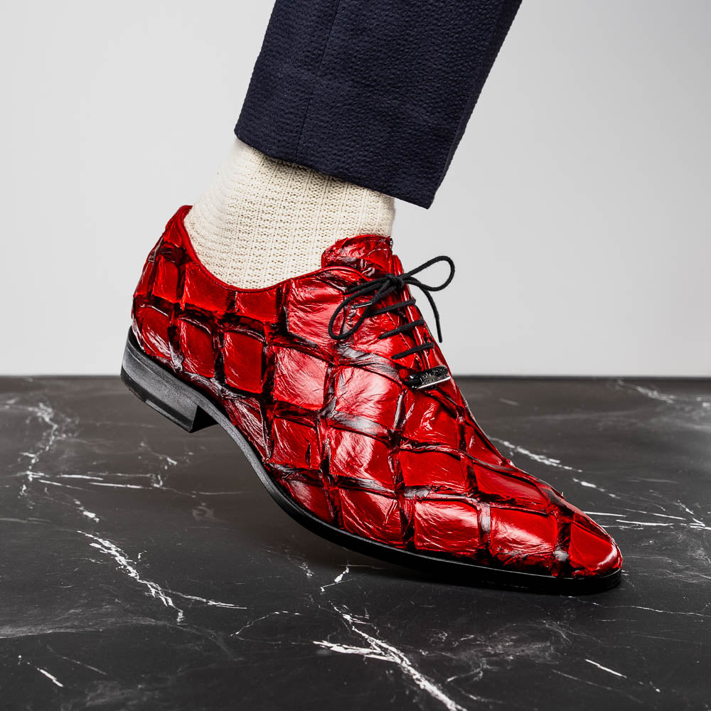 Marco Di Milano Olivieri Pirarucu Dress Oxfords Red