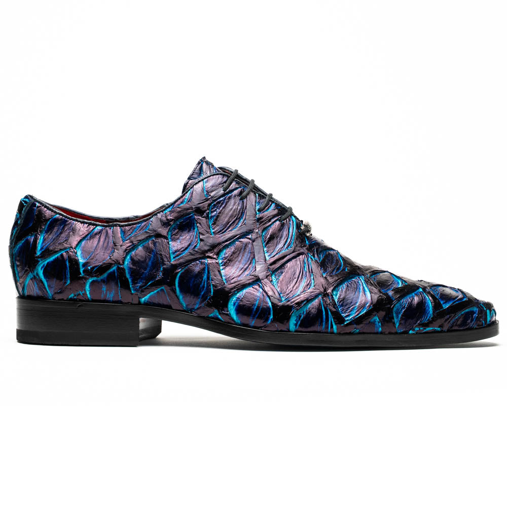 Marco Di Milano Olivieri Pirarucu Dress Oxfords Royal Blue