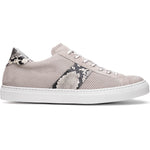 Zelli Olympias Python & Sueded Goatskin Sneakers Grey