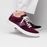 Zelli Olympias Python & Suede Goatskin Sneakers Bordeaux (66-100-BDX)