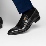 Mauri 4912 Body Alligator Shoes Black (Special Order)